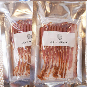 Wine Bacon Slices [Jambon Maison x Akiu Winery collaboration product] (Must be kept refrigerated)